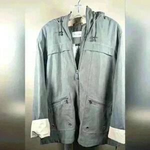 Womens Faux Suede TanJay  Wind Breaker - Size XL